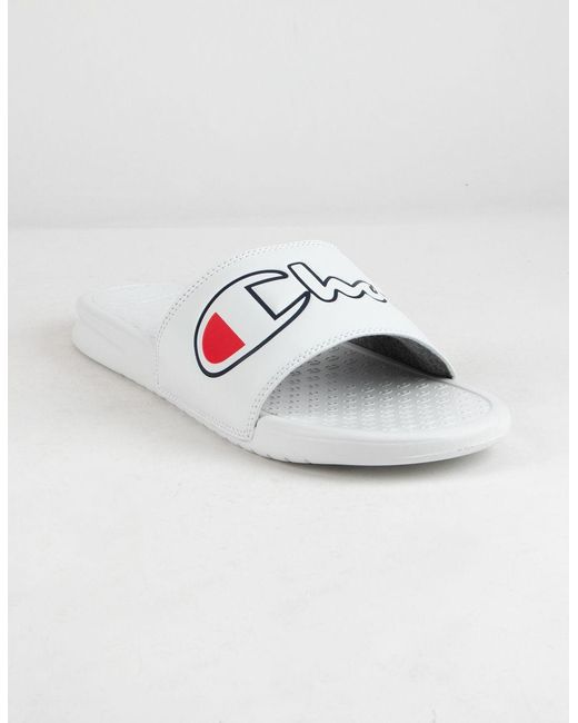 champion white slides