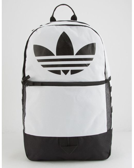 adidas black and white rucksack