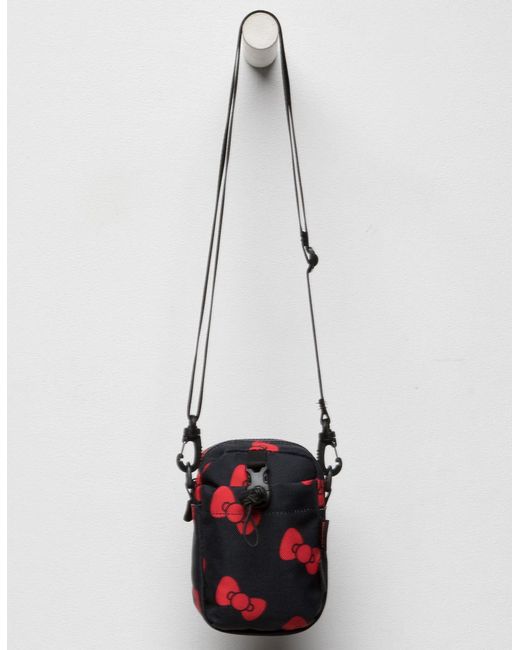 Lyst Converse X Hello Kitty Black Mini Crossbody Bag In Converse X Hello Kitty Black Mini Crossbody Bag Lyst