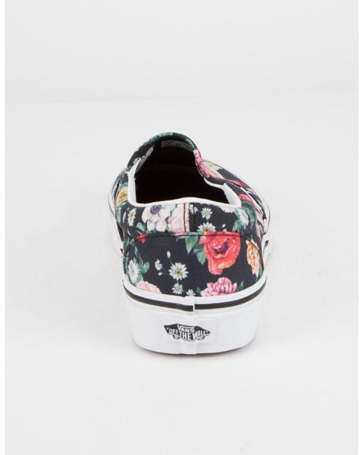 vans floral womens shoes
