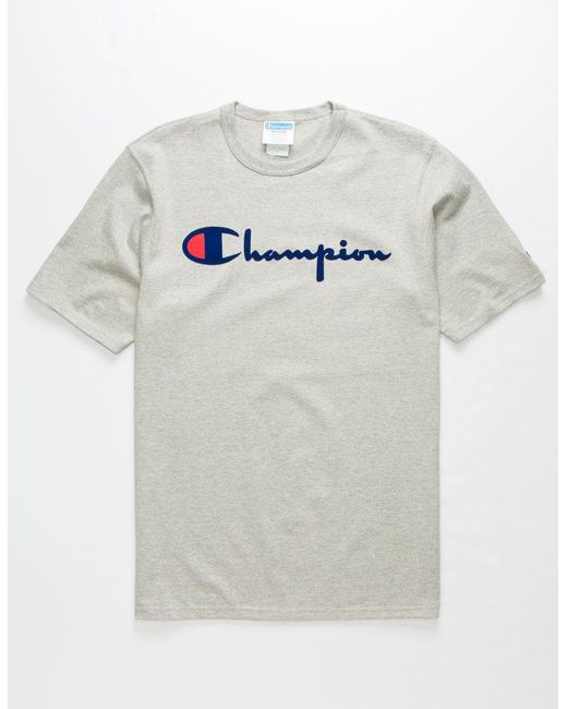 champion gray t shirt