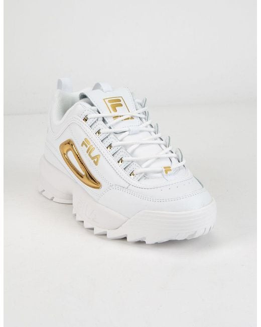 fila original shoes womens gold