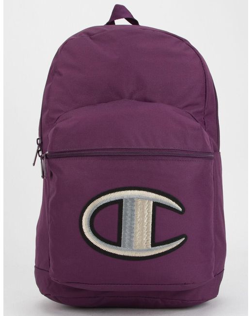 champion purple backpack