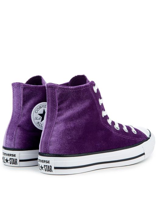 purple chuck taylors high tops