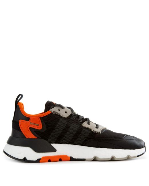 nite jogger black orange