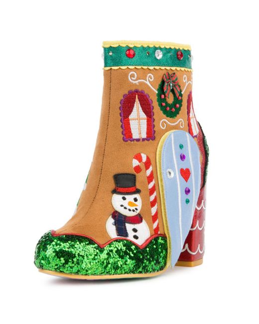 irregular choice gingerbread boots