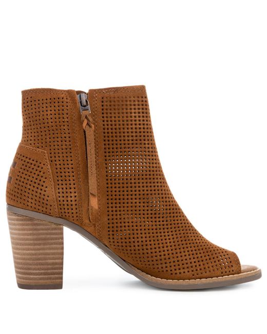 majorca peep toe bootie
