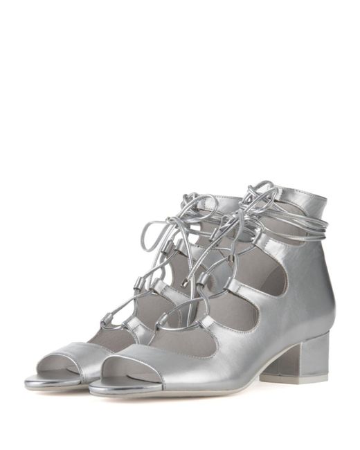 womens silver booties