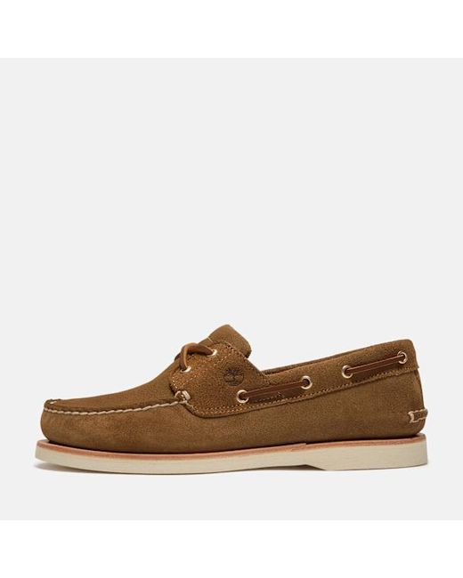 Timberland Brown Crafted Boat Shoe For for men