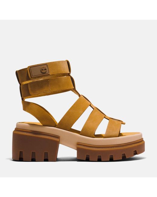 Timberland Brown Everleigh Ankle-strap Sandal
