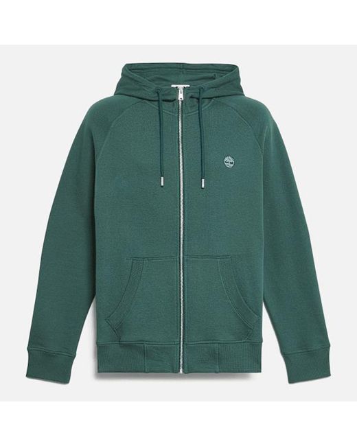 Timberland Green Exeter Loopback Hoodie for men