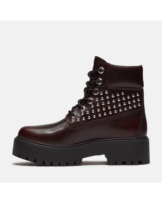 Timberland Brown Stone Street Platform 6-Inch Boot For