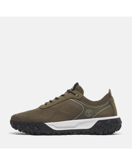 Timberland Greenstride Motion 6 Low Lace-up Trainer For Men In Green, Man, Green, Size: 6.5 for men