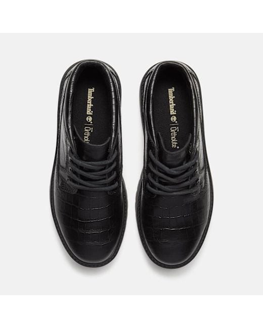 Timberland Black Stone Street Platform Mid Boot For