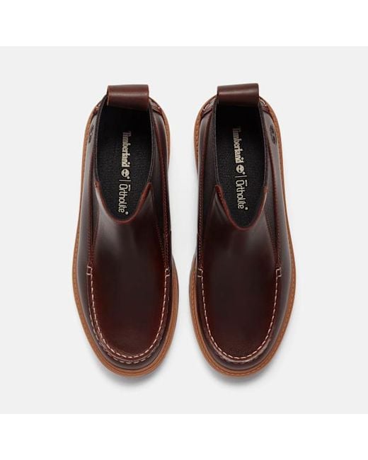 Timberland Brown Stone Street Platform Chelsea Boot For