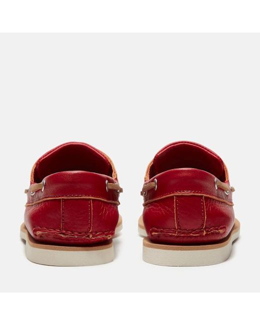 Timberland Red Lake House Classic 2-Eye Boat Shoe For for men