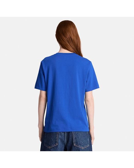Timberland Blue Crafted Crew Short-Sleeve T-Shirt For