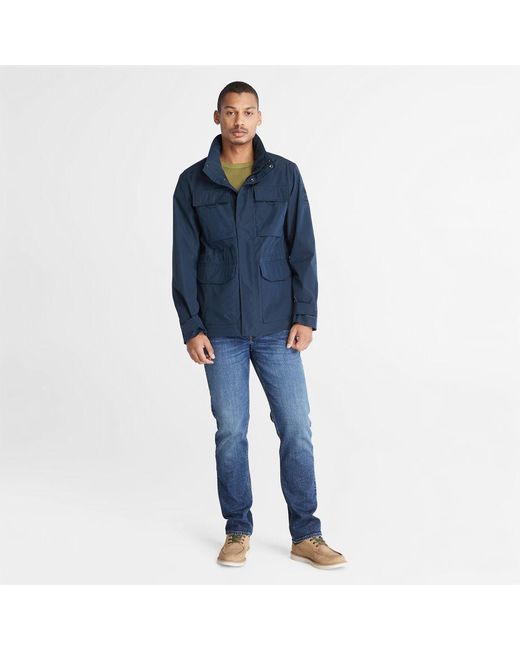 Timberland Blue Comfort Stretch Field Jacket for men