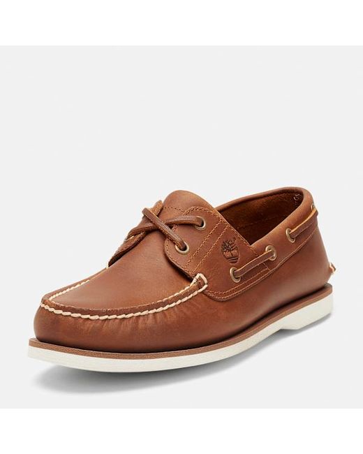 Timberland Brown Classic 2-Eye Boat Shoe For for men