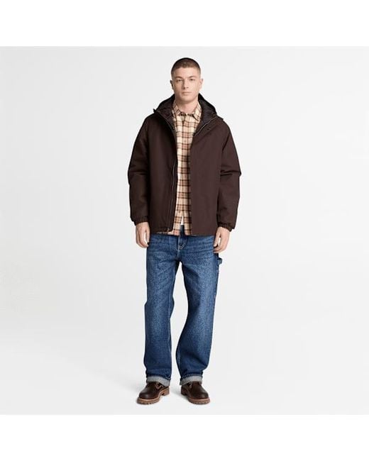 Timberland Brown Waterproof Insulated Jacket For for men