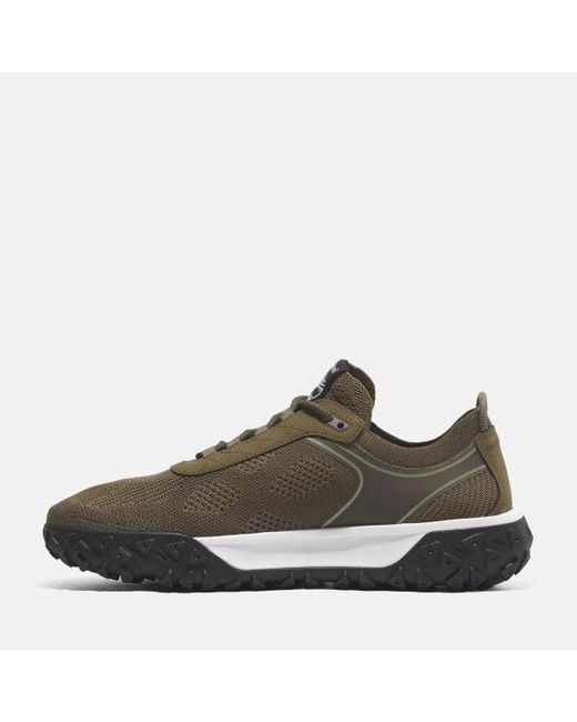 Timberland Greenstride Motion 6 Low Lace-up Trainer For Men In Green, Man, Green, Size: 6.5 for men