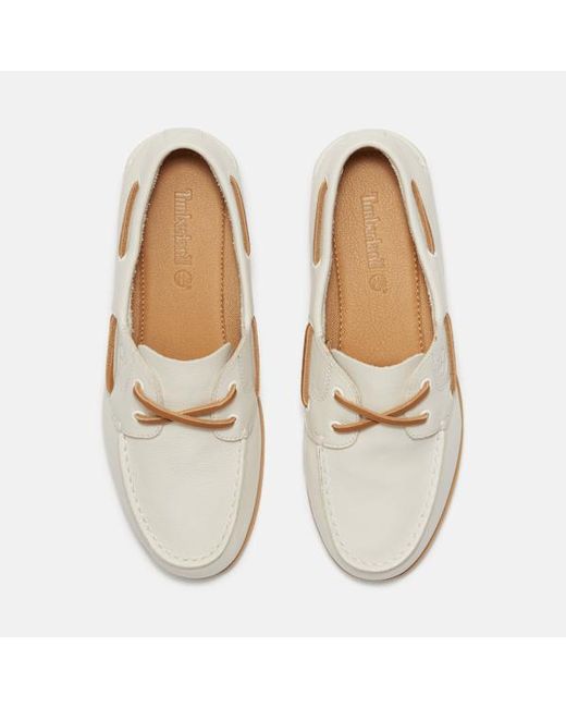Timberland White Classic Boat Shoe For