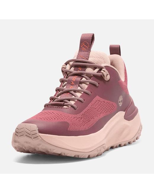 Timberland Pink Motion Access Low Lace-Up Sneaker