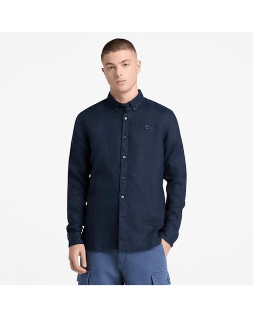 Timberland Blue Mill Brook Linen Shirt For for men