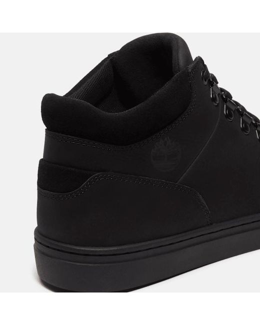 Timberland Black Lisbon Hill Mid Trainer For for men