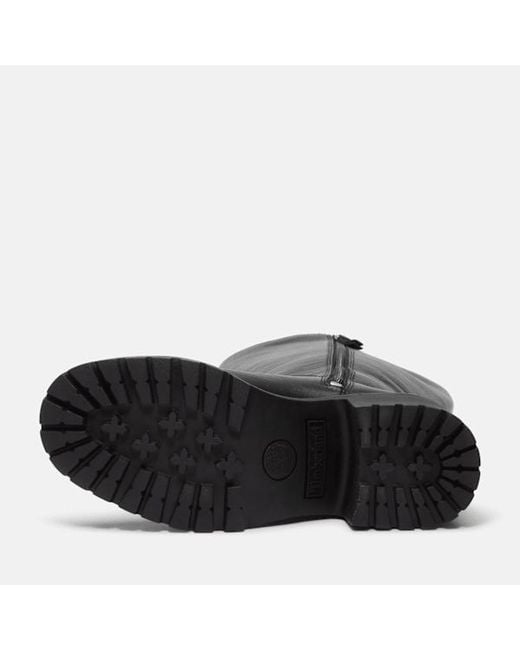 Timberland Black Stone Heights Tall Side Zip Boot For