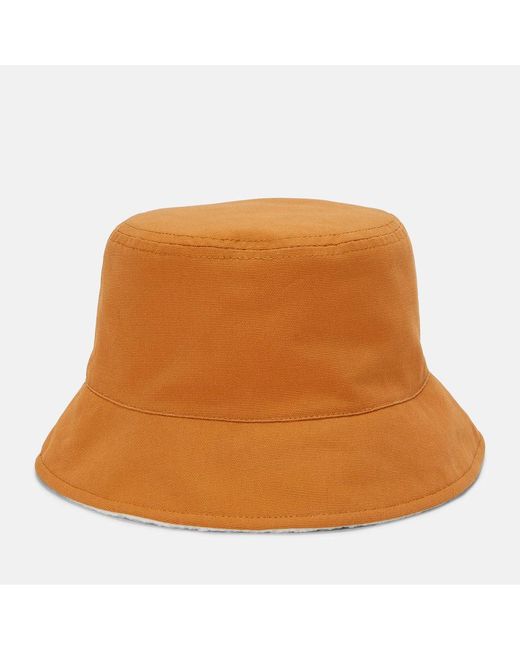 Timberland Reversible Bucket Hat With High Pile Fleece Lining in