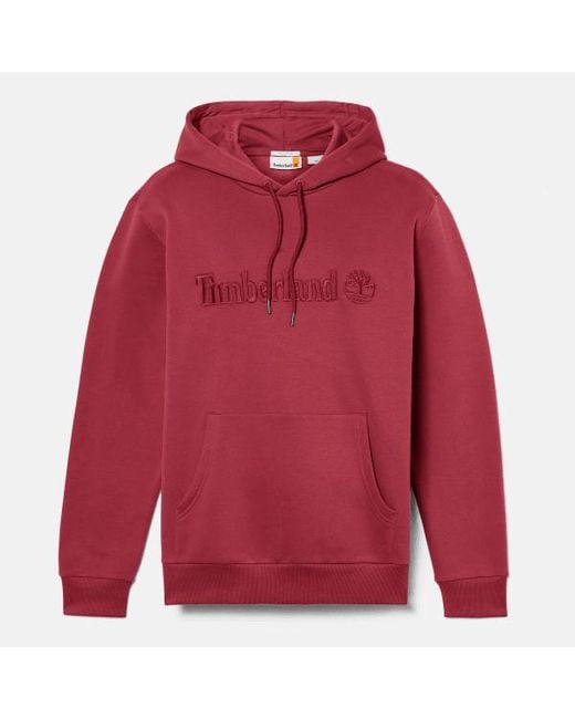 Timberland Hampthon Hoodie For Men In Red Man Red Size L for Men Lyst UK