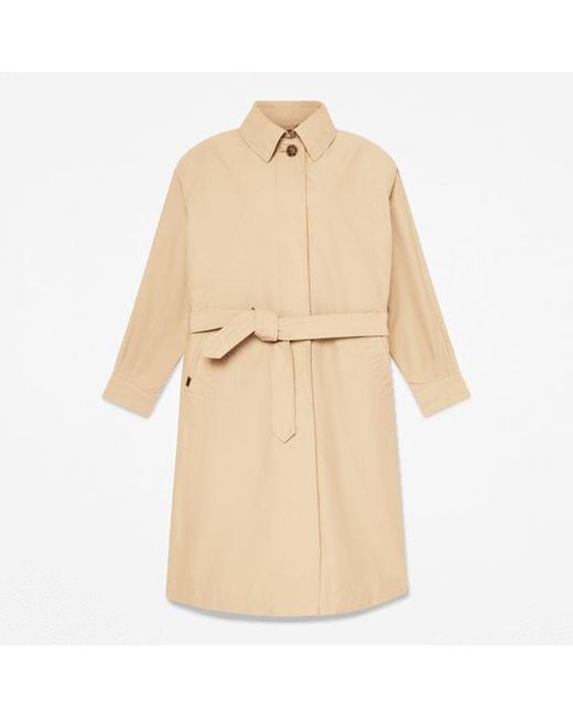 Timberland Natural Water-Repellent Long Mac Coat For