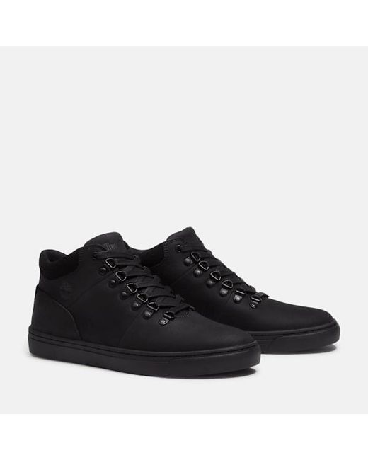 Timberland Black Lisbon Hill Mid Trainer For for men