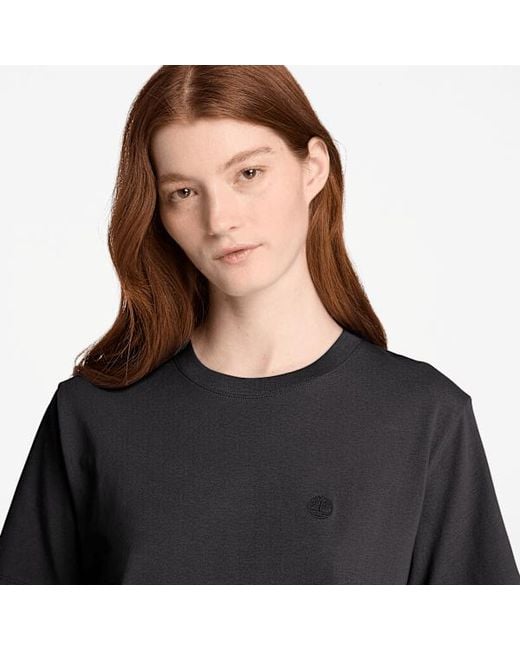 Timberland Black Crafted Crew Short-Sleeve T-Shirt For