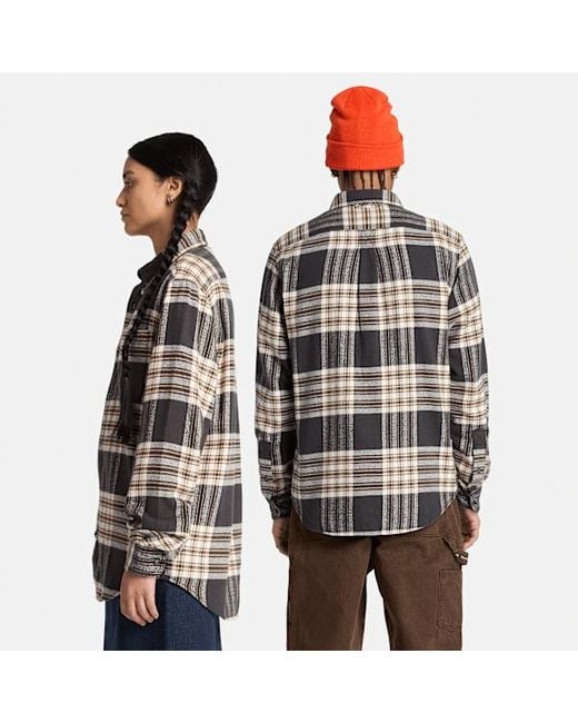 Timberland Black Check Regular Shirt For for men
