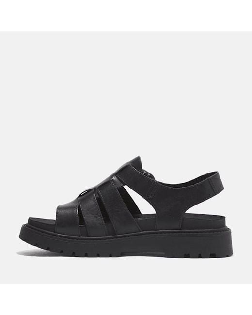Timberland Black Clairemont Way Fisherman Sandal For