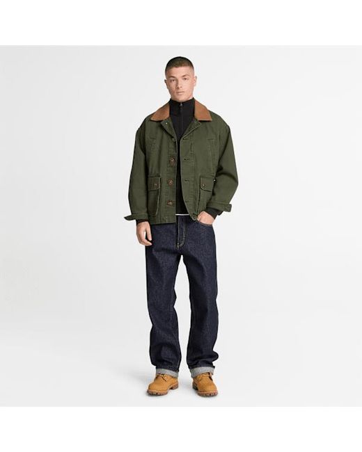 Timberland Black Williams River Cotton Full-Zip Jumper For for men
