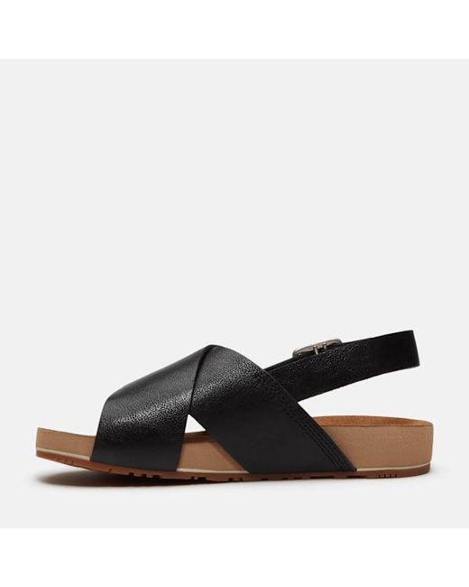 Timberland Black Malibu Waves Basic Backstrap Sandal For