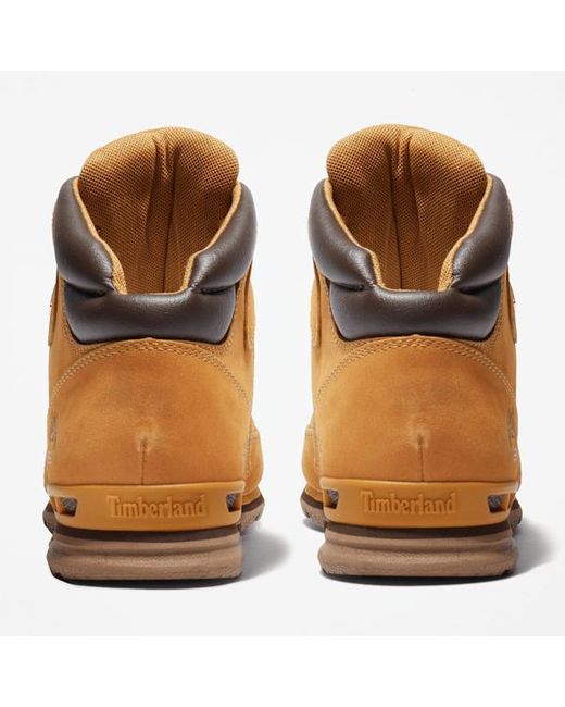 Timberland Brown Euro Rock Mid Hiking Boot For for men