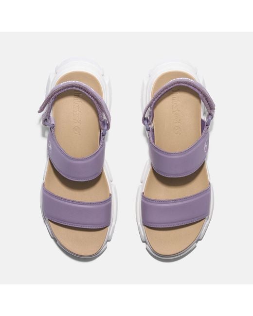 Timberland Purple Adley Way 2-strap Sandal