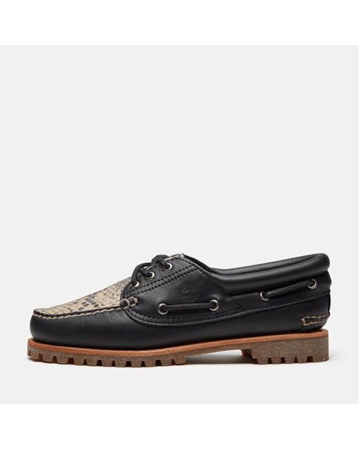 Timberland Black Authentic Boat Shoe For
