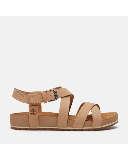 Timberland Brown Malibu Waves Backstrap Sandal For
