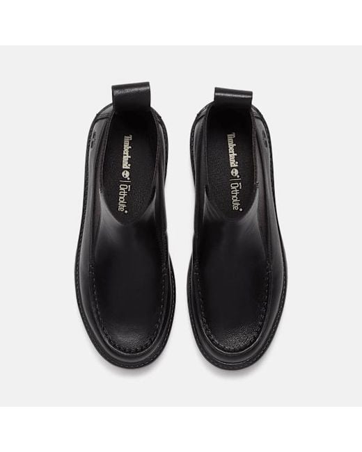 Timberland Black Stone Street Platform Chelsea Boot For