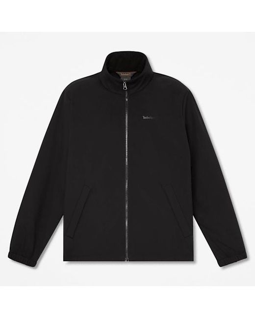 Timberland Black Windproof Full-Zip Softshell Jacket For for men