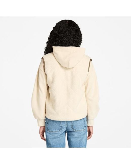 Timberland Natural High Pile Fleece Gilet For