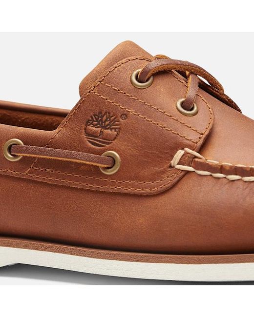Timberland Brown Classic 2-Eye Boat Shoe For for men