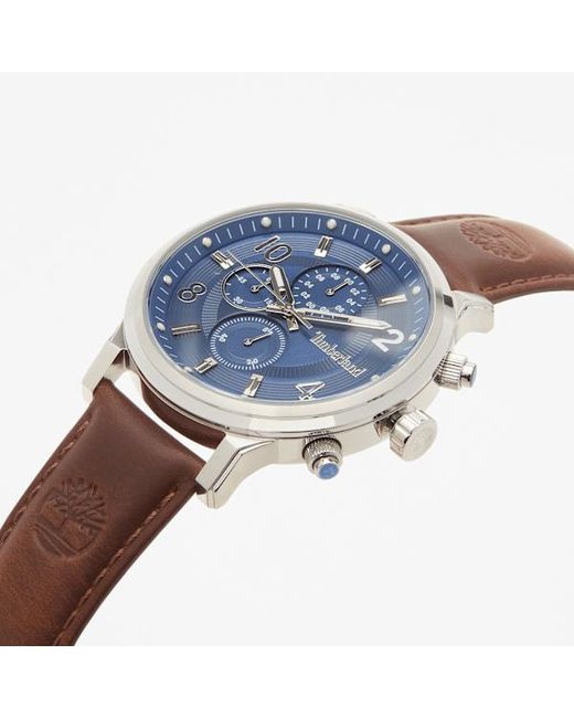 Timberland Blue Driscoll Leather Watch For for men