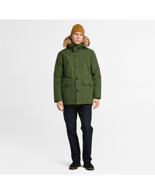Timberland Scar Ridge Waterproof Parka For Men In Dark Green Man Green Size L for Men Lyst UK