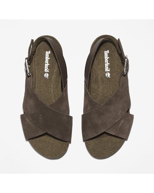 Timberland Brown Malibu Waves Basic Backstrap Sandal For